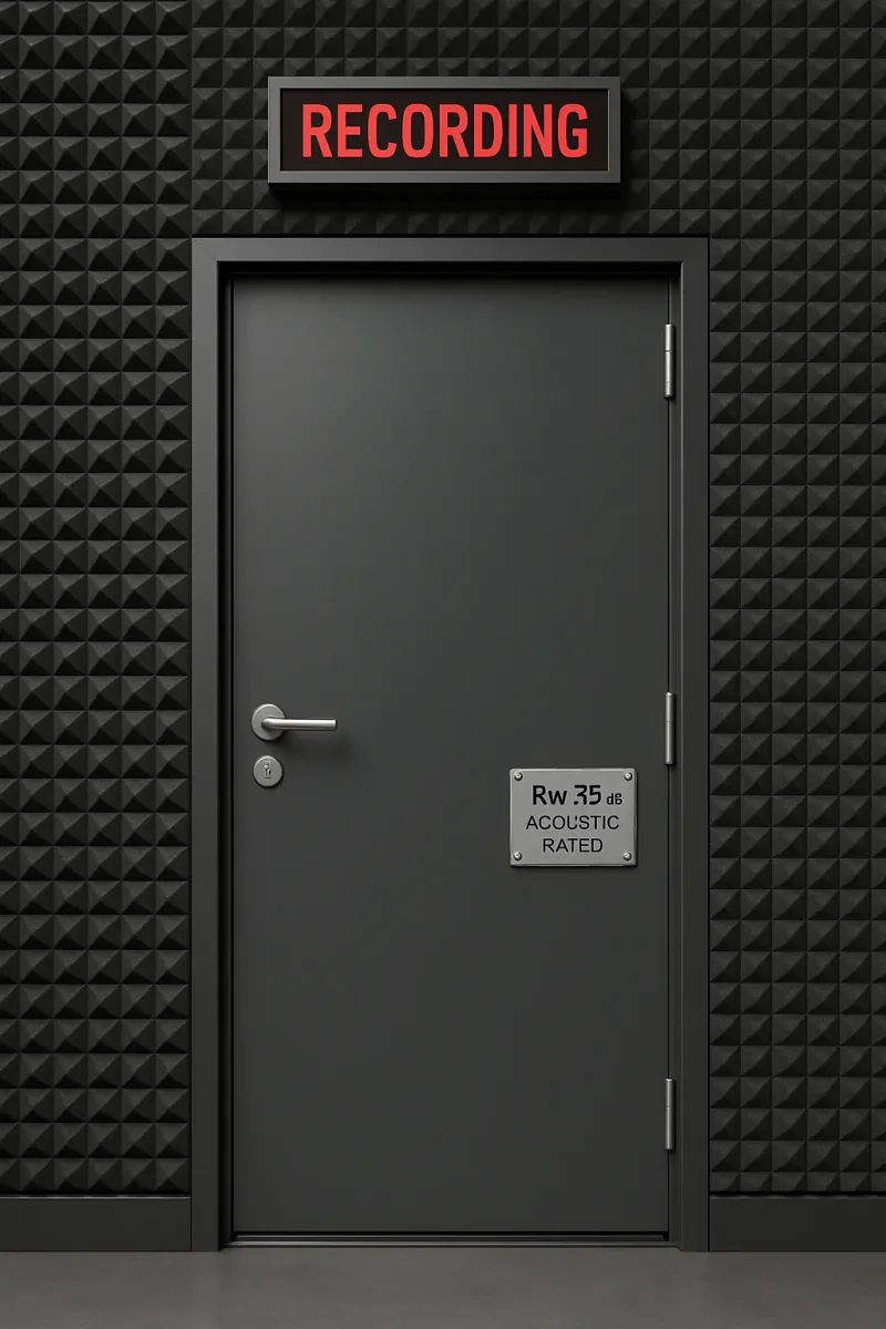 acoustic rated steel doors - professional steel doors available in glasgow from UK manufacturers