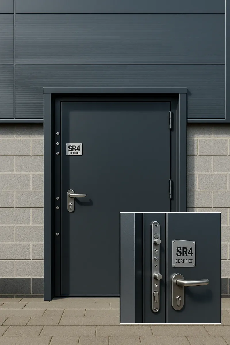 security rated steel doors - professional steel doors available in glasgow from UK manufacturers